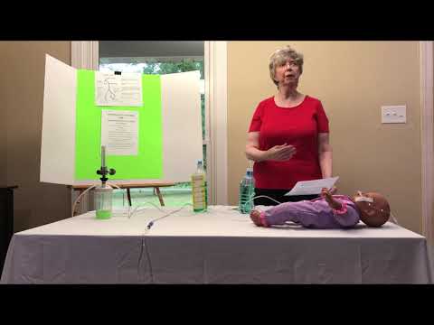 Bubble CPAP with minimal equipment