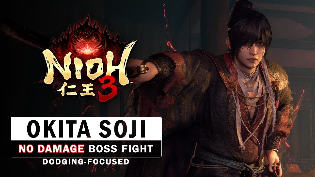 Nioh 3 - Okita Soji Boss Fight (No Damage)