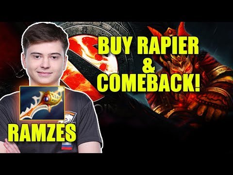 VP Ramzes Buy Rapier and Comeback at Chongqing Major | Dota 2 Highlights