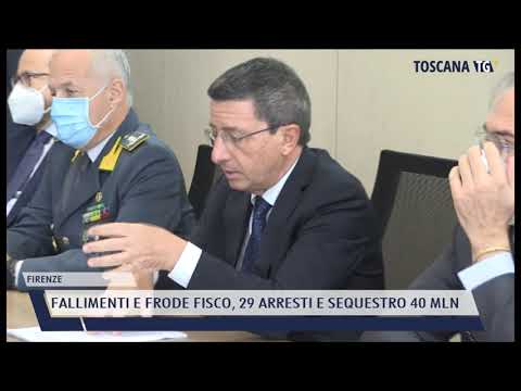 2021-07-27 FIRENZE - FALLIMENTI E FRODE FISCO, 29 ARRESTI E SEQUESTRO 40 MLN