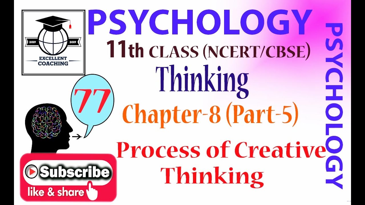 #Psychology||#11th||#Thinking||#Process of Creative Thinking||#Chapter 8||#Part 5