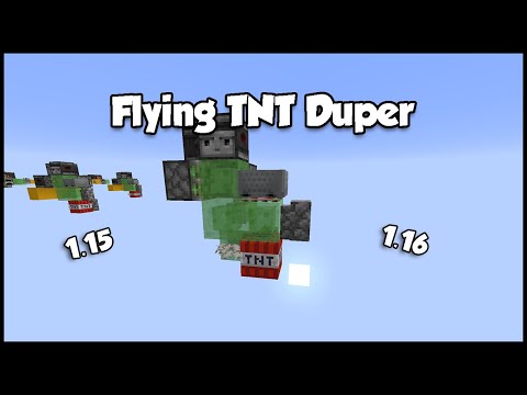 Simple Flying TNT Duplicator 1.15 / 1.16 | Minecraft Tutorial | Flaewel