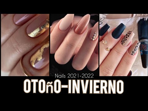 UÑAS  OTOÑO-INVIERNO 🍂🍁 2021-2022#nails #trendyfallnails #uñasinvierno #diseñosdeuñas