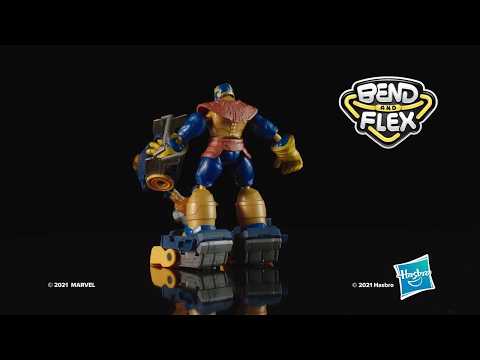 Marvel Avengers Bend and Flex Missions Thanos Fire Mission Figure, 6-Inch-Scale Bendable Toy for Kids Ages 4 and Up thumbnail
