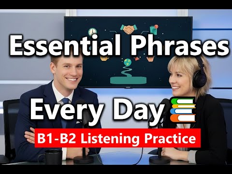 Everyday English You’ll Use Today 💬 | B1–B2 Listening Practice 🎧 Sound Natural Fast