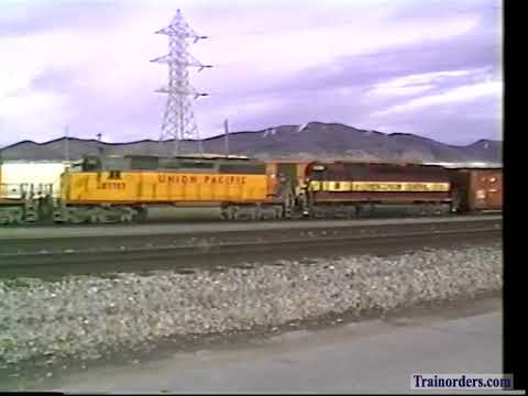 Classic Railroad Series 868 - Wisconsin Central 1701 SD45 In Pocatello, ID Yard 3-14-1995