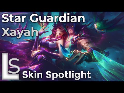 Star Guardian Xayah - Skin Spotlight - Star Guardian Season 3 - League of Legends - Patch 10.24.1