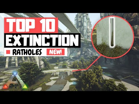 TOP 10 HIDDEN EXTINCTION BASE LOCATIONS | ARK: Survival Evolved