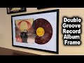 Double Groove Record Album Frame | Record and Cover Jacket Display