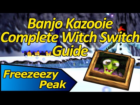 Getting the Witch Switch Jiggy in Freezeezy Peak - Banjo Kazooie Witch Switch Guide