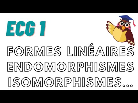 Formes Linéaires, ENDOMORPHISMES, Isomorphismes et Automorphismes
