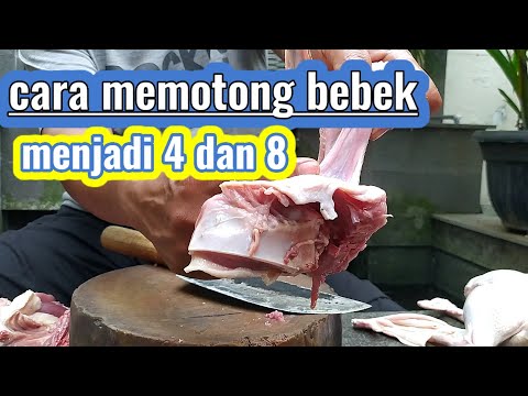 , title : 'CARA MUDAH MEMOTONG BEBEK DI BAGI 4 DAN 8 DENGAN BENAR'