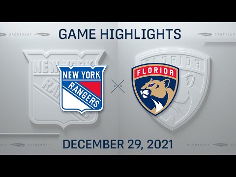 NHL Highlights | Rangers vs. Panthers - Dec 29, 2021