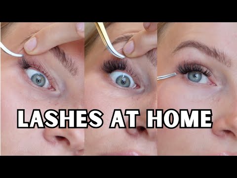 how to apply lash clusters for beginners + tips
