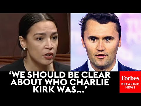 AOC: This Is Why I Voted Against The Resolution Honoring Charlie Kirk