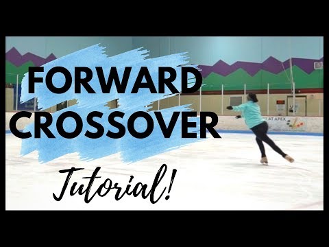 HOW TO ICE SKATE: Forward Crossover Skating Tutorial