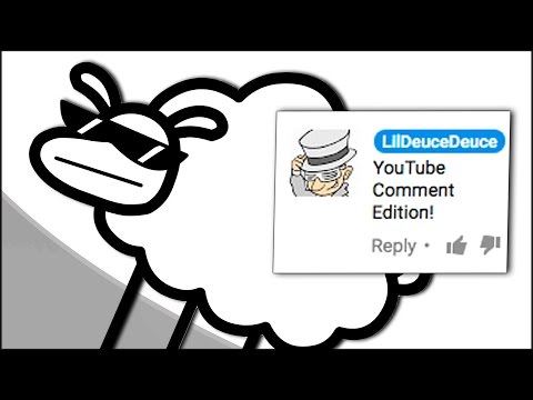 Beep Beep I'm a Sheep : YouTube Comment Edition | LilDeuceDeuce & Black Gryph0n
