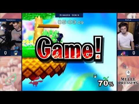 Super Melee Pression - Makenshi (Marth) vs. Psylo (Falco) - Winners Semis
