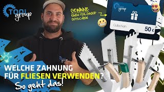 Welche ZAHNKELLE brauche ich zum FLIESEN LEGEN? Tipps & Tricks vom Fliesenleger || ToolGroup