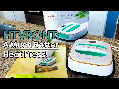 HTVRONT 10x10" Heat Press Review