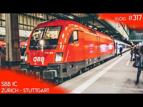 Im SBB-IC von ZÜRICH nach STUTTGART | TripReport (1. Klasse) | Vlog 317