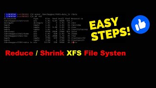 how to reduce/shrink xfs file system in lvm in linux | resize xfs logical volume  without data lose