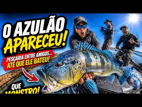 Pescaria de tucunaré rio verdinho Itarumã Goiás 