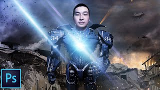 【Photoshop】I edited the photo of my friend like a hero.