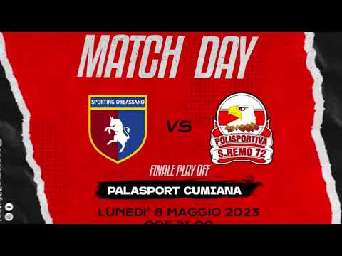 FULL MATCH FUTSAL SERIE C2 Piemonte 22/23 FINALE PLAYOFF Sporting Orbassano - San Remo 72