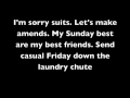 Nothing Suits Me Like A Suit How I Met Your Mother W Lyrics