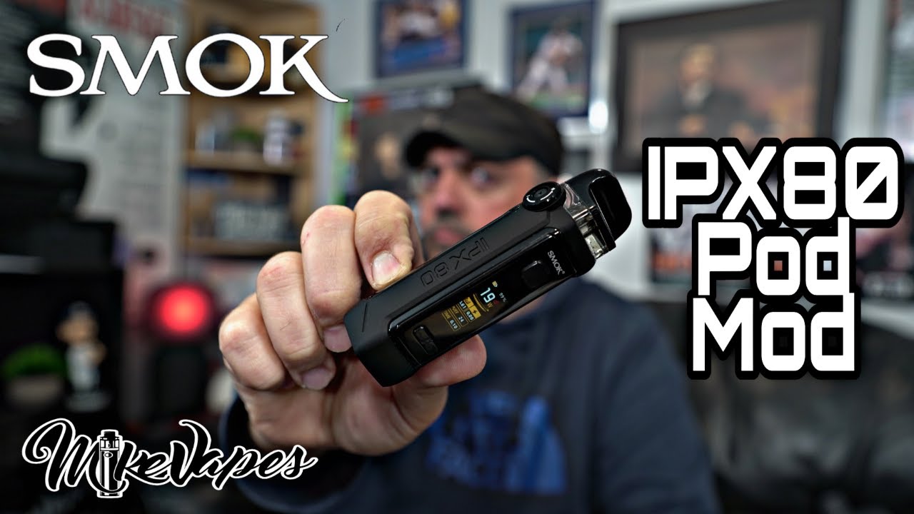 Watch video Smok IPX 80 Pod Mod! Now Smok IPX 80 Pod Mod!