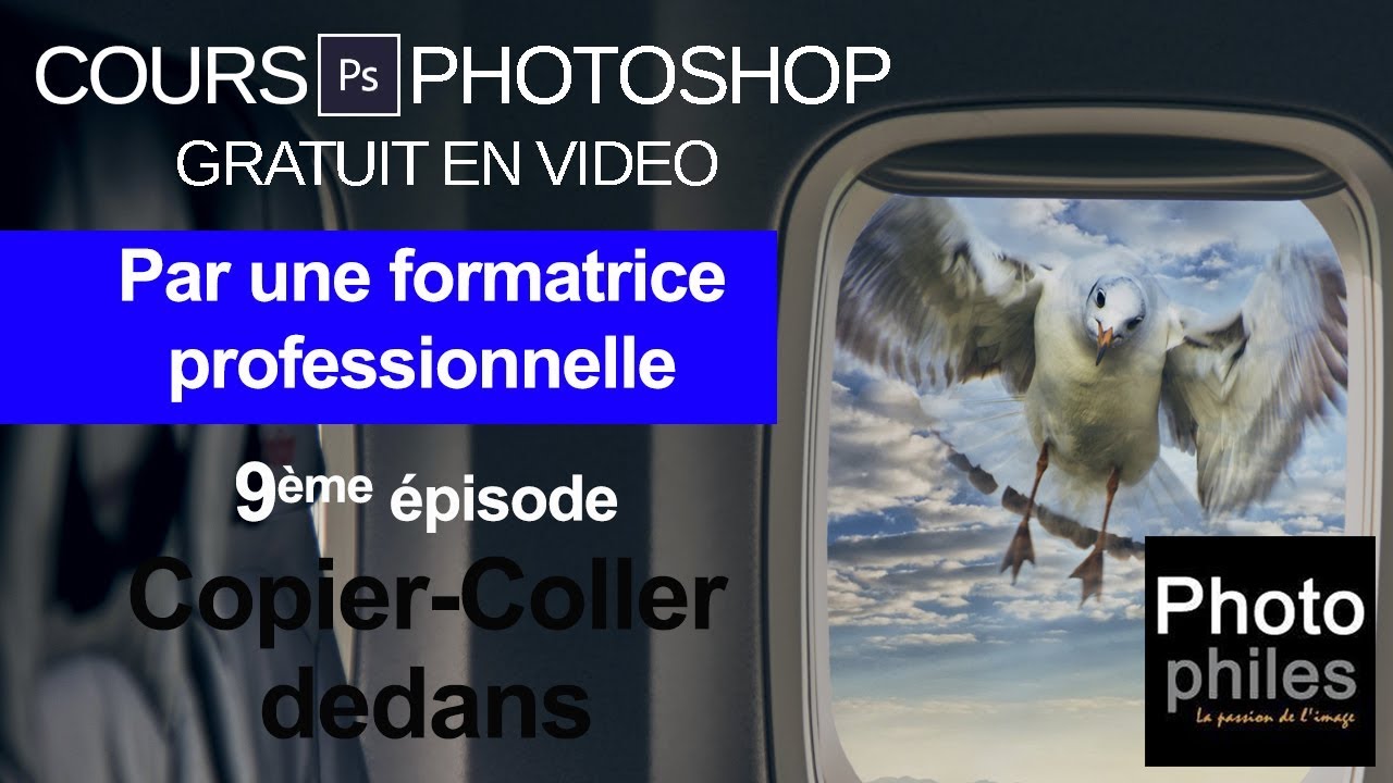 N°9 Cours PHOTOSHOP : Le copier-coller dedans