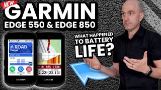 NEW Garmin EDGE 550/850 // Garmin Gambles BIG on SHORTER Battery Life!