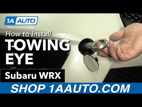 How to Install Towing Eye 11-16 Subaru WRX