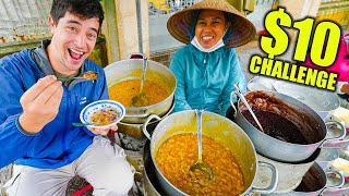 Vietnam $10 Street Food Challenge!! NON-STOP Vietnamese Food Tour in Hội An!
