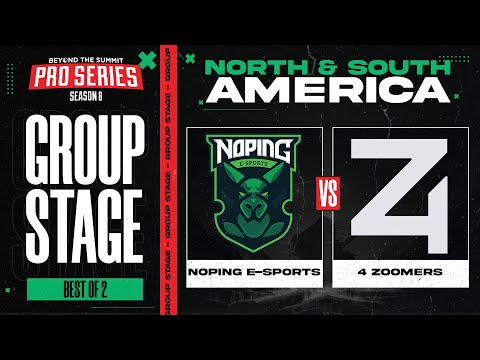 NoPing vs 4 Zoomers Game 1 - BTS Pro Series 8 AM: Group Stage w/ Kmart & ET
