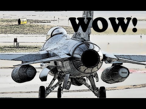 F-16 TAKEOFF, Unrestricted Climb