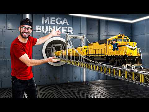 HO COSTRUITO IL LEGO TRENO NEL MEGA BUNKER