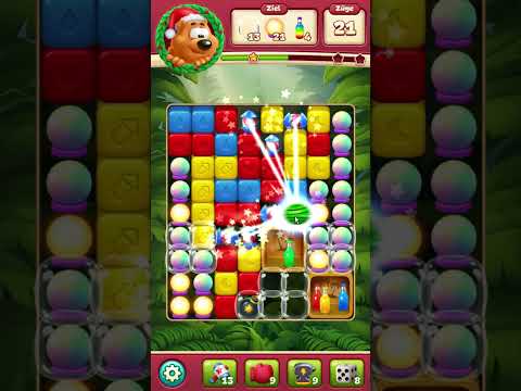 Toon Blast Level 99 no booster [Gameplay Walkthrough] optimized for smartphones [Peak]