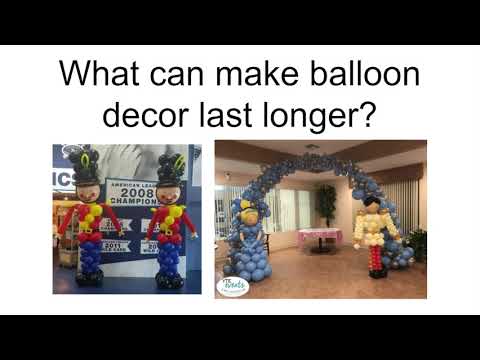 YouTube video about: How long do air-filled latex balloons last?
