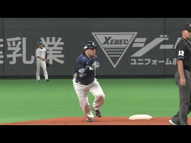 【8回表】今季86打点目!! ライオンズ・山川穂高がタイムリー2ベースヒットを放つ!! 2022年9月24日 北海道日本ハムファイターズ 対 埼玉西武ライオンズ