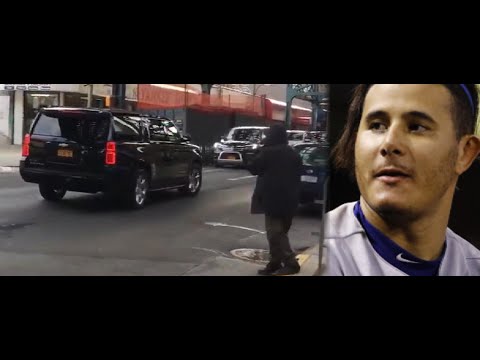 Manny Machado visits with New York Yankees