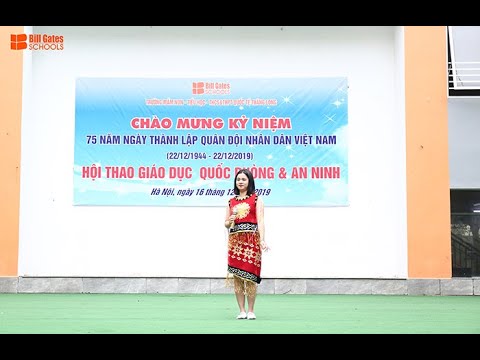 Kỷ niệm 75 năm thành lập QĐND Việt Nam - Bà hát Tiếng đàn Ta Lư - Cô giáo Huyền Trang, trường THCS&THPT Quốc tế Thăng Long biểu diễn