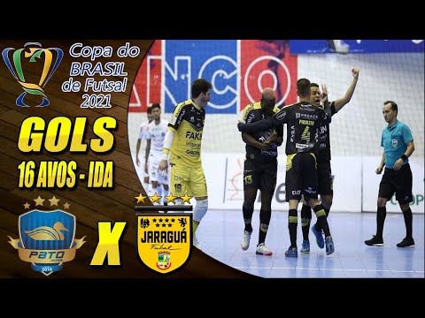 Gols Pato X Jaraguá | 16 Avos de Final | Jogo de Ida | Copa do Brasil de Futsal 2021 (04/05/2021)