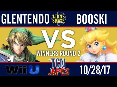 TCNJapes 3 - HBA | Glentendo (Link) vs Booski (Peach, Yoshi) - Smash 4 Winners Round 2
