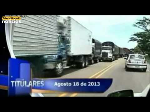 Titulares domingo 18 de agosto de 2013 - 1:00. p.m.