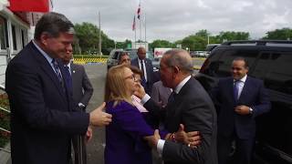 Danilo Medina participa de la inauguración de nueva planta de manufactura en Edwards Lifesciences.