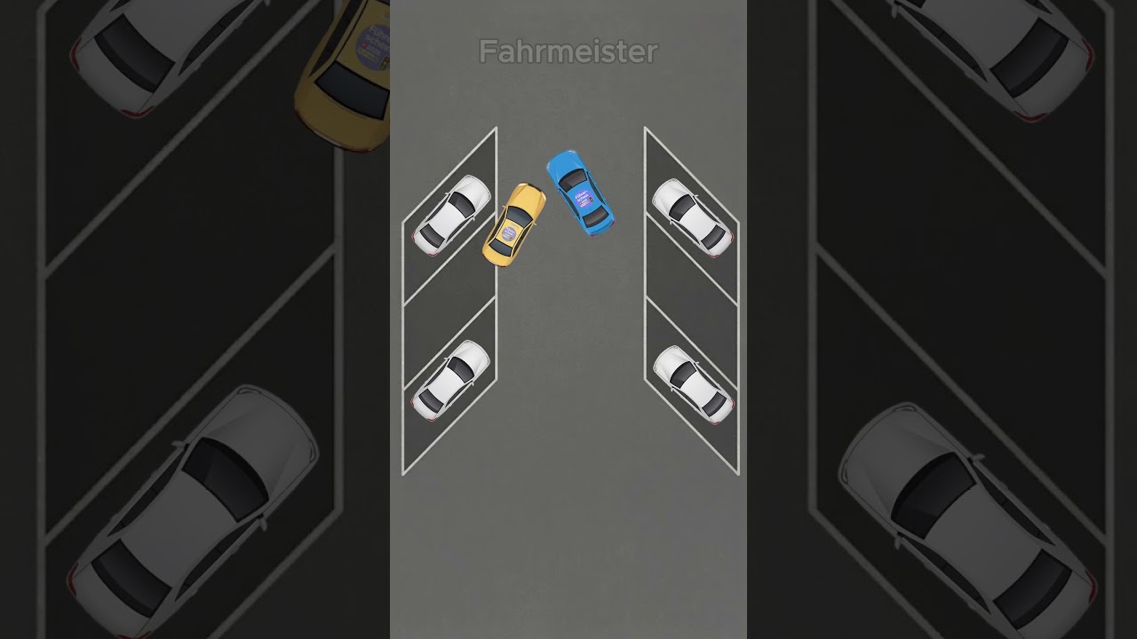 🅿️ 2 Wege zum schrägen Rückwärtseinparken 🚗 Mehr Kontrolle sauberer in die Lücke | Fahrmeister