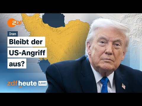 Trump signalisiert Verhandlungsbereitschaft, Teheran geht gegen EU vor | Analyse bei ZDFheute live