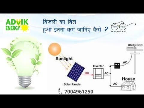 On grid solar power plant (1-5 kw)
